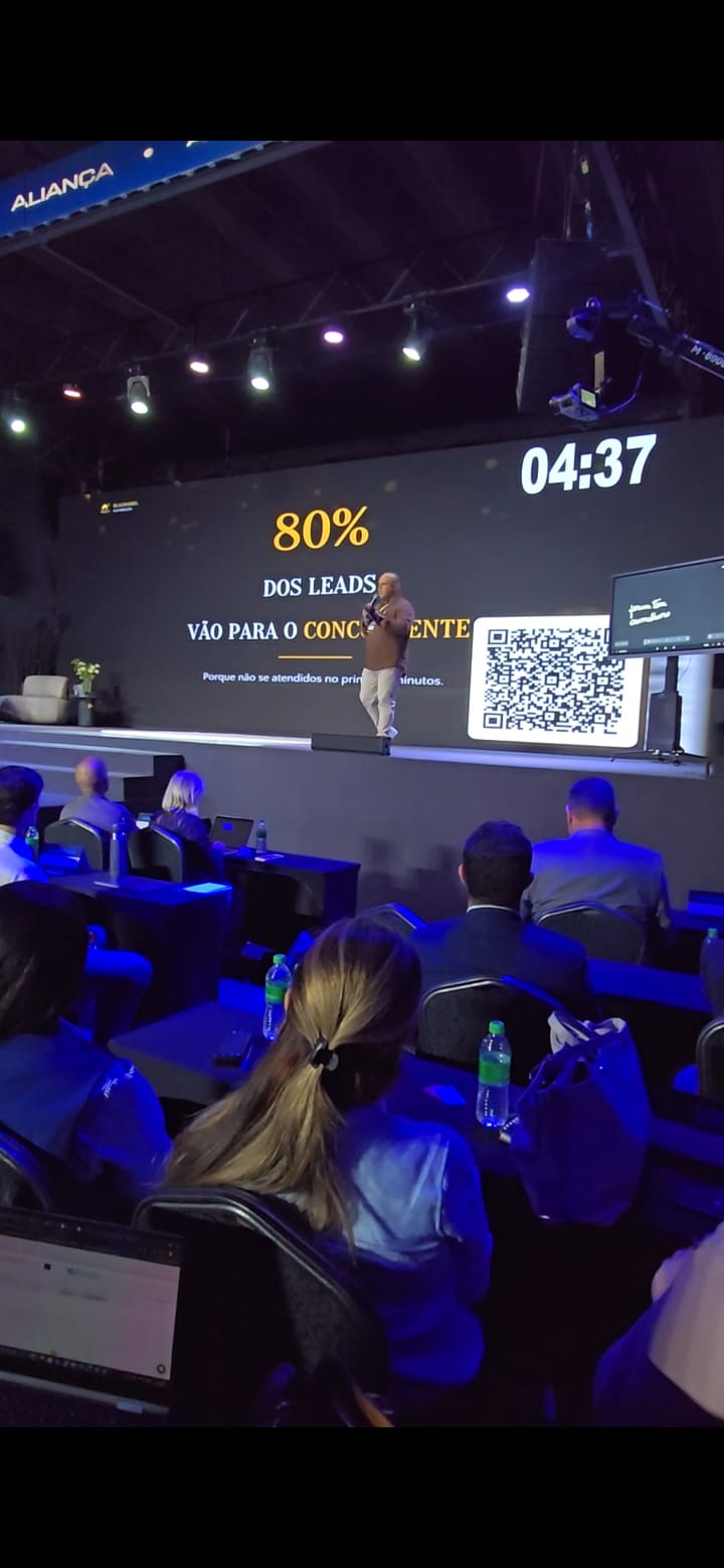 Slide 80% leads para concorrente